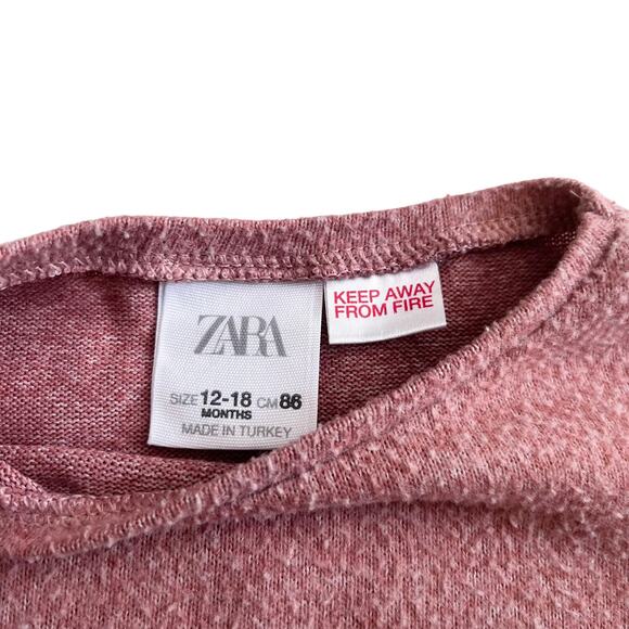 Zara girls ruffle shoulder top size 12-18 months - Picture 2 of 5